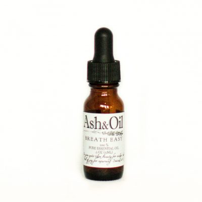 Ash&Oil half oz pure essential oil in amber dropper bottle